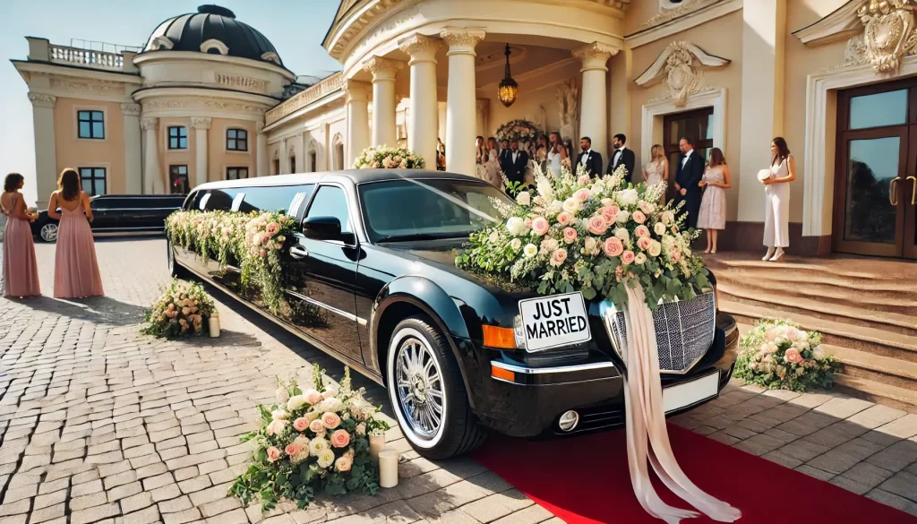 booking a wedding limousine