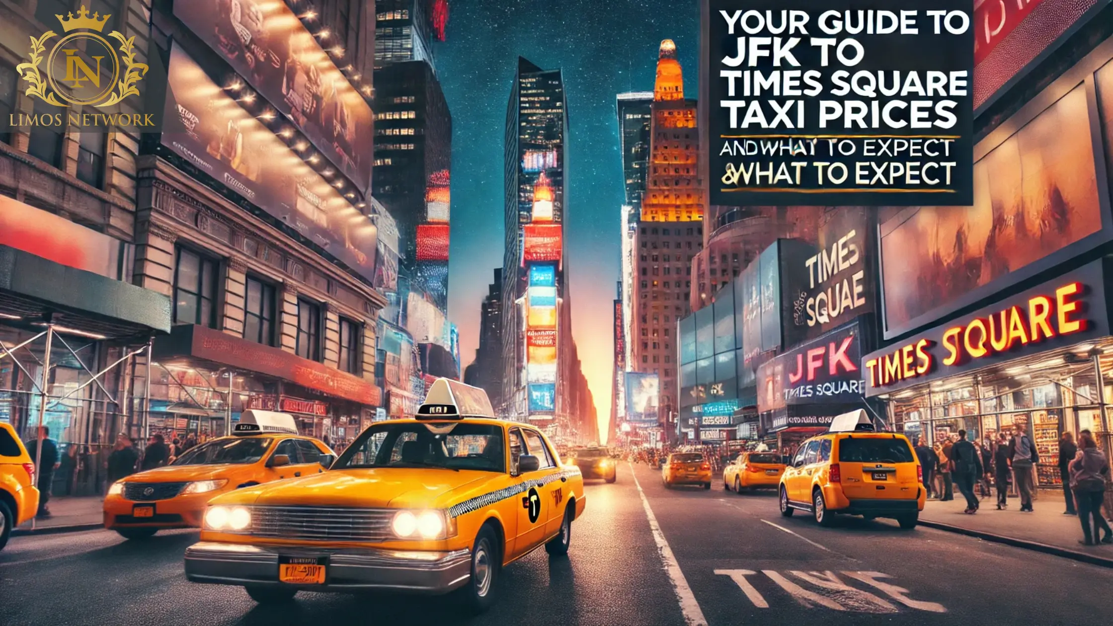 jfk to times square taxi price